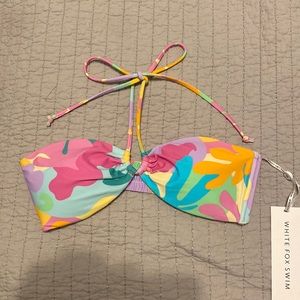 White Fox Swim bikini top